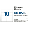 Picture of 46-023 Maco Laser Business Cards (250) #ML8550