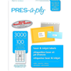 Picture of 45-050 PRES-a-ply 1x2-5/8  Laser/Inkjet Labels (3M) #AVE 30600