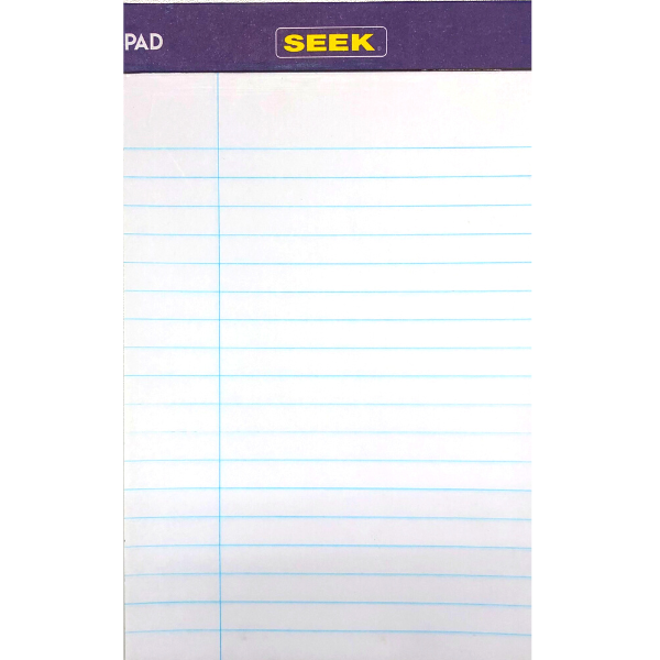 Picture of 56-011 Seek Perforated Ruled Pad Note-Size White