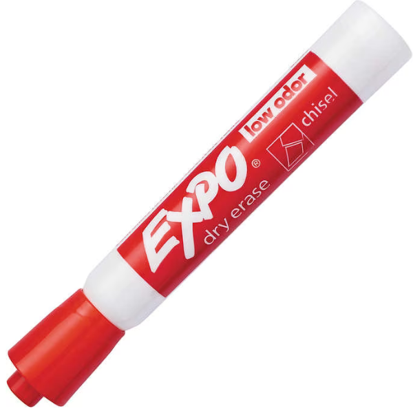 Picture of 53-024 Expo Dry Erase (Whiteboard) Marker - Red #80002/1929204