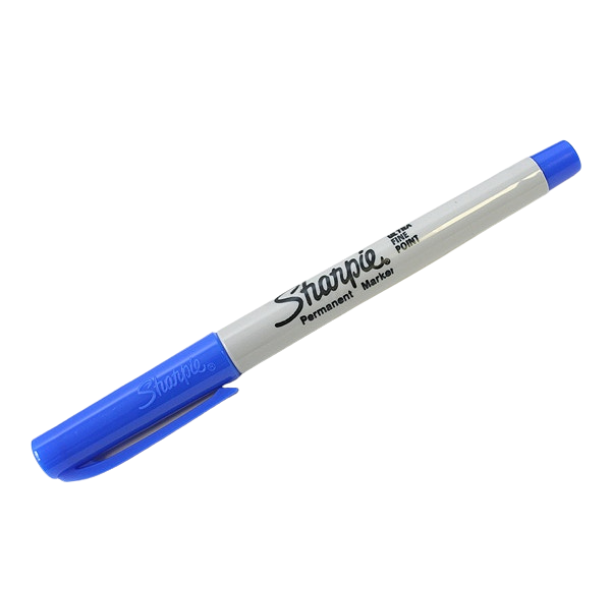 Picture of 53-049 Sharpie Permanent Marker U-Fine - Blue #37003