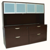 Picture of HT-144G Hitop 71 x 15 x 36 Hutch w/Glass Doors