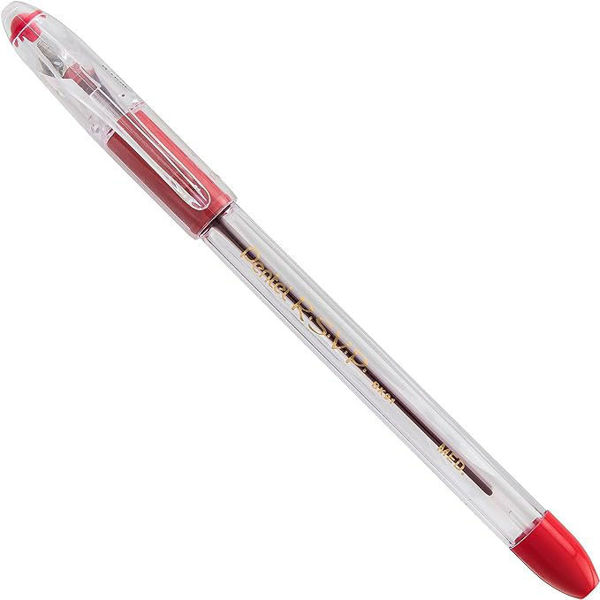 Picture of 61-013A Pentel R.S.V.P. Pen Red Med #BK91-B