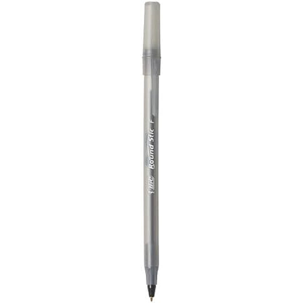 Picture of 61-015A Bic Round Stic Pen Black Fine #GSF-11BLK