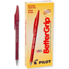 Picture of 61-054 Pilot Better Grip Pen Red Fine #30042