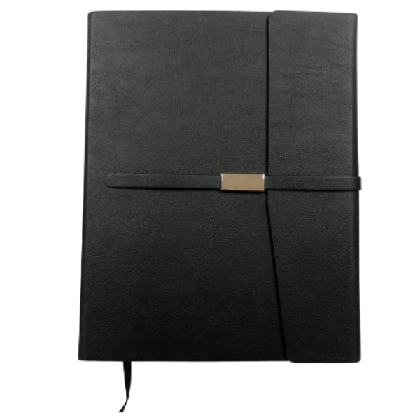Picture of 90-012 SOS  8 x 11 Journal w/Magnetic Cover - Black