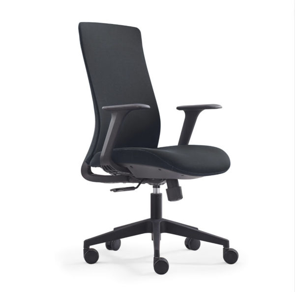 Picture of EC-5393BK Evolve H.B. Fabric Chair - Black