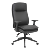 Picture of B7-30BK Boss H.B. Double Plush Exec Chair w/Adj Arms Black