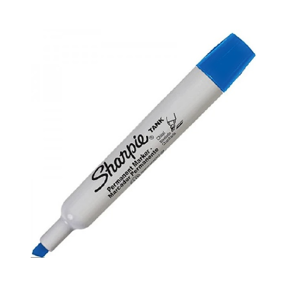 Picture of 53-054B Sharpie Permanent Marker Tank Chisel Blue #1789878