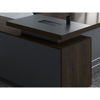 Picture of ET-D1816W  Prime 1800 x 1650 Exec. Desk w/Side Cabinet - Walnut