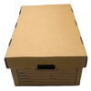 Picture of 37-040 Brown F/S Storage Box w/Lid - Flat