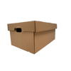 Picture of 37-040 Brown F/S Storage Box w/Lid - Flat