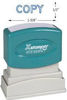 Picture of 75-013 Xstamper Self Ink Stamp Blue COPY #1006