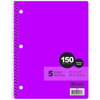 Picture of 07-078 5-Subject Wirebound Book (150 Shts)