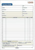 Picture of 07-041B 8x5 Purchase Order Book (2) Carbonized #DC5831