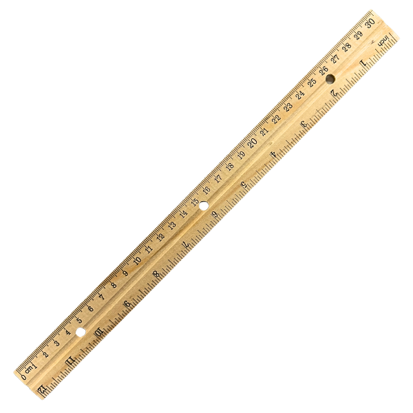 Picture of 71-001 CF 12" Wooden Ruler