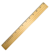 Picture of 71-012 CLI 12" Wooden Ruler Bevelled #77312