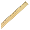 Picture of 71-016 CLI 18" Wooden Ruler Bevelled #77318