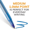 Picture of 61-014 Bic Round Stic Pen Blue Med GSM609-BLU