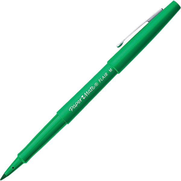 Picture of 53-013 P/Mate Felt-tip Flair Marker Green - Med #8440152