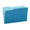 Picture of 37-009 Pendaflex F/S File Folder - Blue #15313