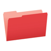 Picture of 37-010 Pendaflex F/S File Folder - Red #15313