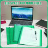 Picture of 40-004 B/Source Plastic Front Folder - Green #78519