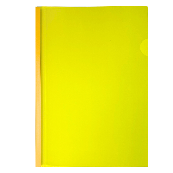 Picture of 40-023 CF Plastic Report Cover w/Spine Yellow