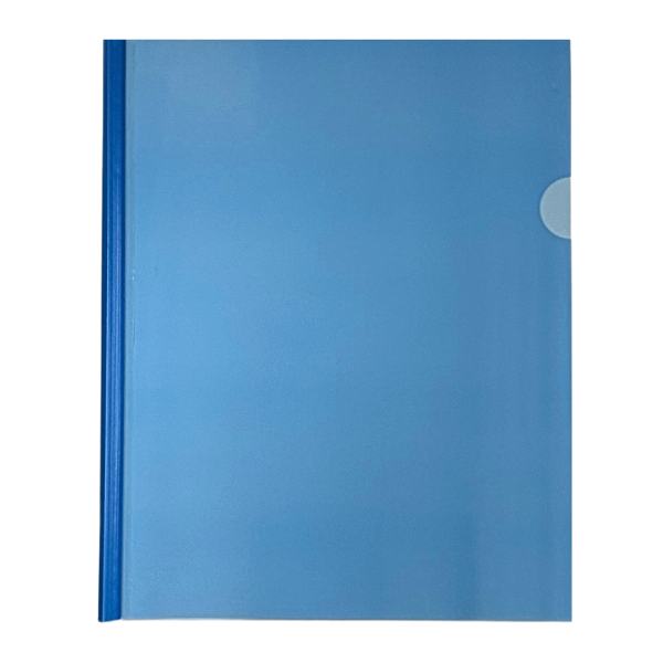 Picture of 40-024A CF Plastic Report Cover w/Spine Blue