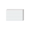 Picture of 13-002 3x5 Ruled Cards (100) White