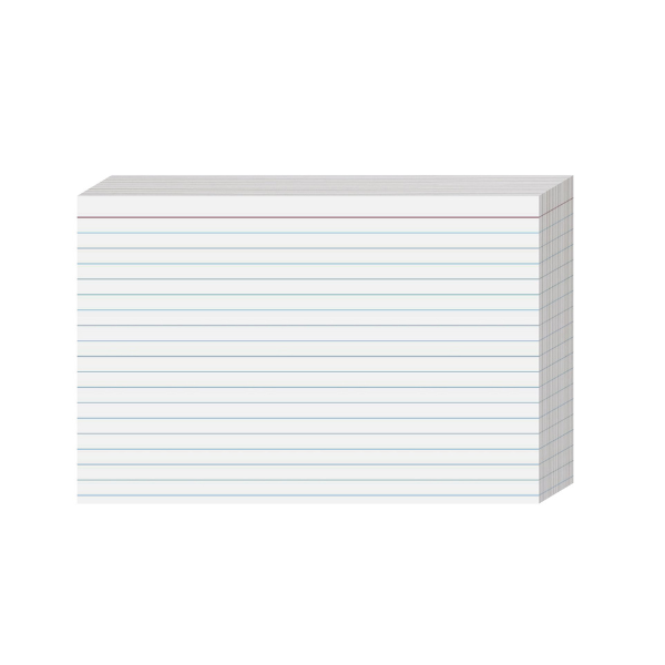 Picture of 13-004 4x6 Ruled Cards (100) White