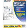 Picture of 12-002C C-Line Business Card Book Refills (200) #61217