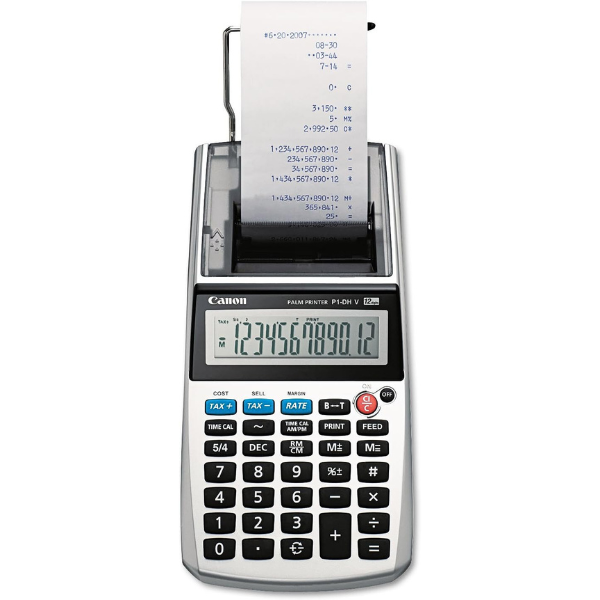 Picture of 09-082B Canon PI-DHV 12-Digits Handheld Printing Calculator