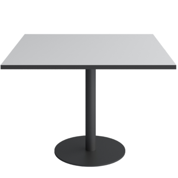 Picture of ET-T101GY Evolve 1000 x 1000  Table w/Round Base - Grey