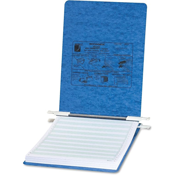 Picture of 04-017B 8-1/2x11 Data Binder Lt. Blue Acco #54052