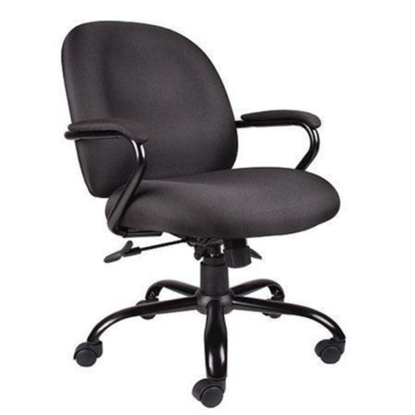 Picture of B6-70BK Boss Heavy Duty Task Chair w/Arms (300 lbs) - Bk