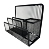 Picture of 24-035 Mesh 3-Part Desk Organizer - Black #J32199