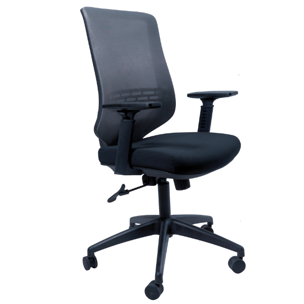 Picture of AA-5323BK Anji High Back Mesh Chair w/Arms - Black