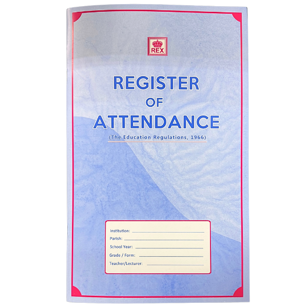 Picture of 07-092 Rex School Attendance Register - (Primary/Secondary)