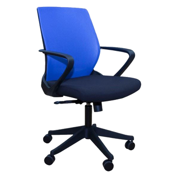 Picture of AA-5320A  Anji Medium Back Mesh Chair w/Arms - Blue