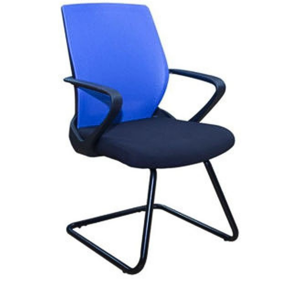 Picture of AA-5321A Anji  Mesh Side Chair w/Arms - Blue