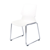 Picture of AA-5265WH Image Stack Chair w/Chrome Frame - White