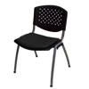 Picture of EC-5261BK Evolve Fabric Stack Chair - Black