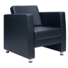 Picture of AA-S91211 Image 1-Seater PU Sofa - Black