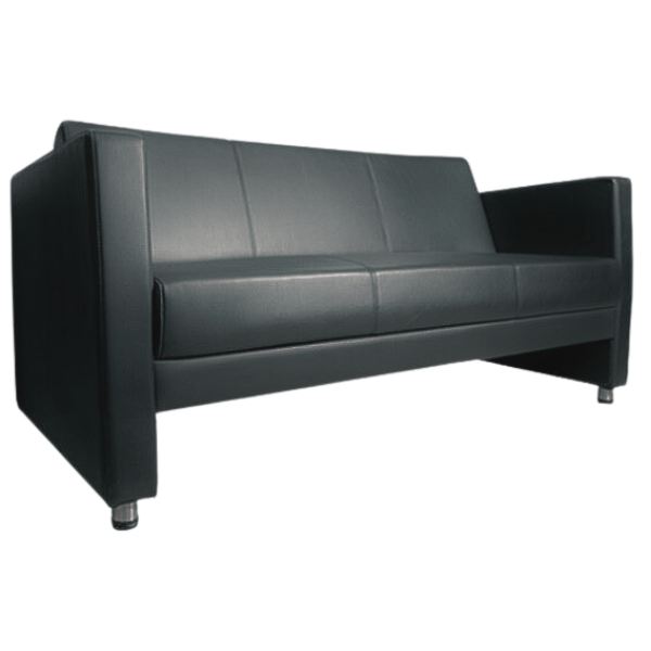 Picture of AA-S91213 Image 3-Seater PU Sofa - Black