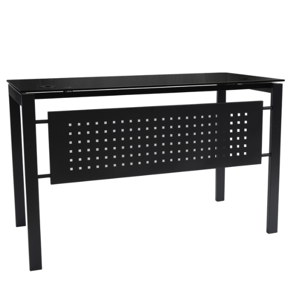 Picture of ST-B060BK Torch 1200 x 600 Glass Desk - Black