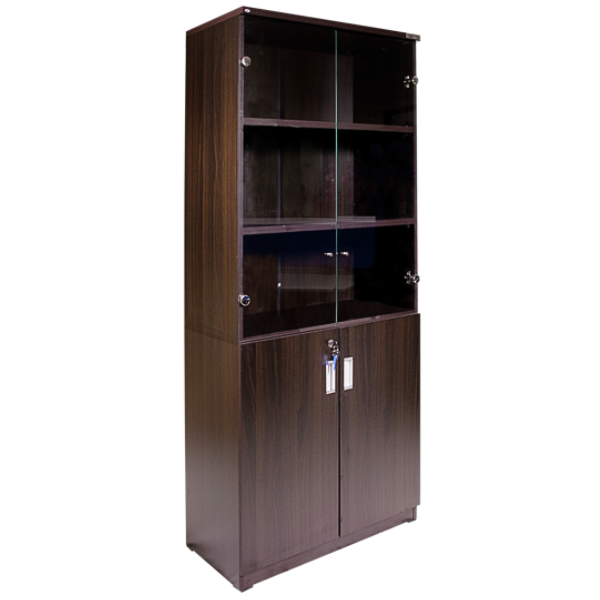 Picture of ST-C5SG BW Torch 5-S Cabinet w/Glass & Solid Doors - BW