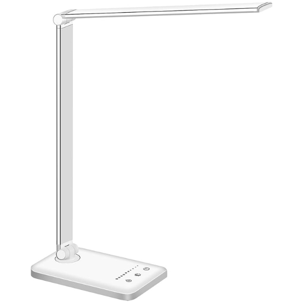 Picture of 47-006 White Crown Desk Lamp #JF-T13WT