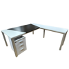 Picture of DV-SI2019R Infinity 1800 Desk + Extension & Ped. WW/BR