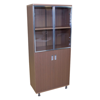 Picture of EC-5SP Echo 4-S Cabinet w/Glass & Solid Doors - Pine